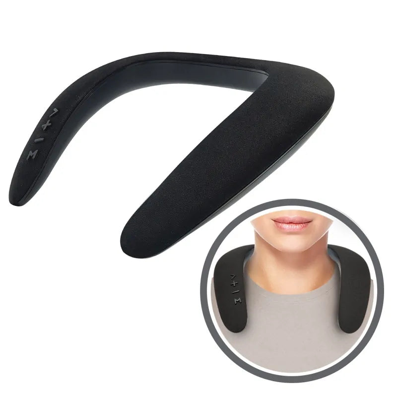 Sleek Wireless Neckband Speakers