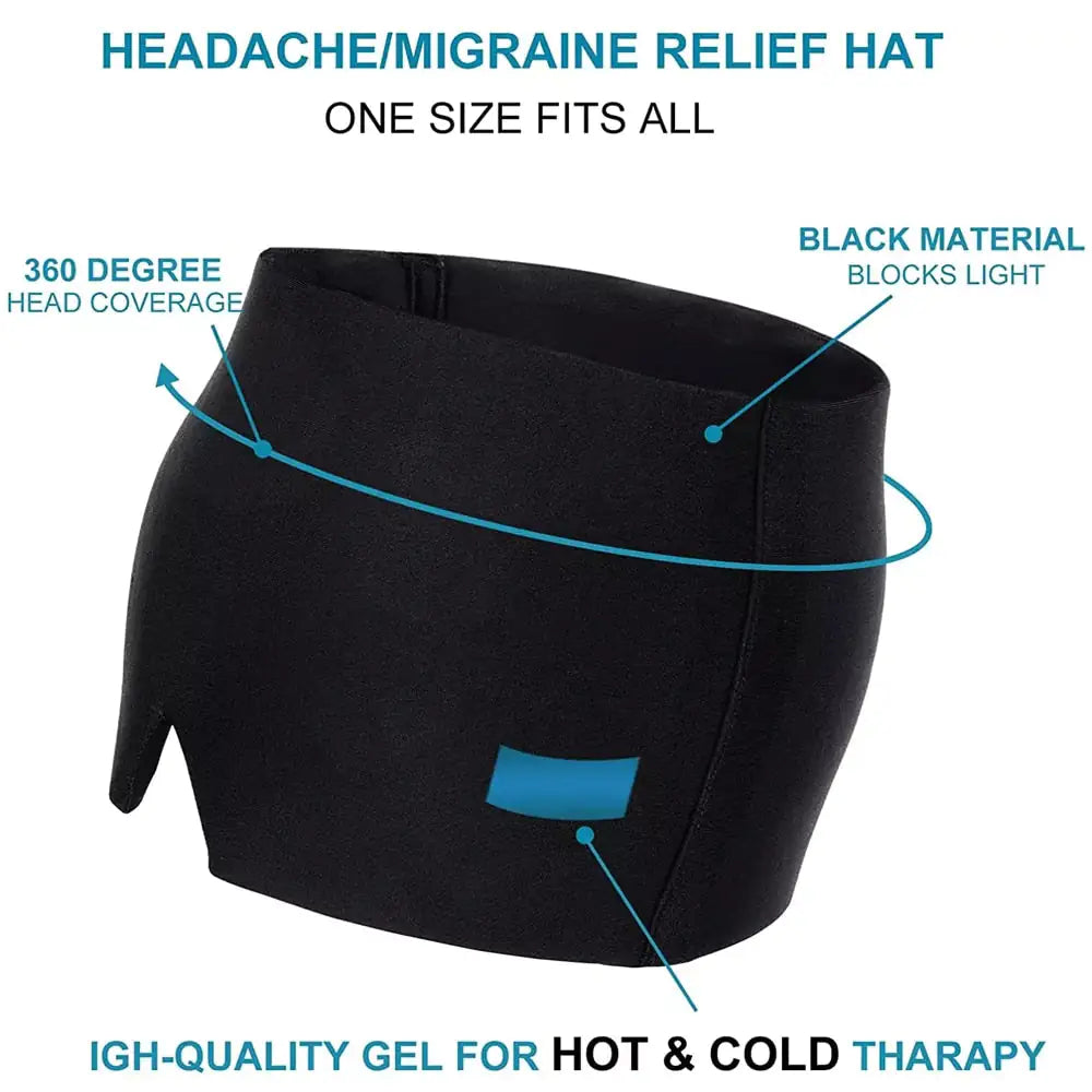 Soothing Head Massager & Pain-Relief Eye Mask