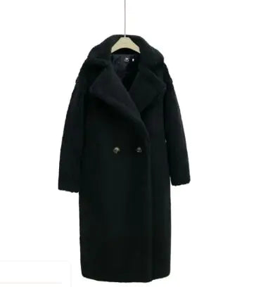 Plush Cashmere Lamb Winter Coat