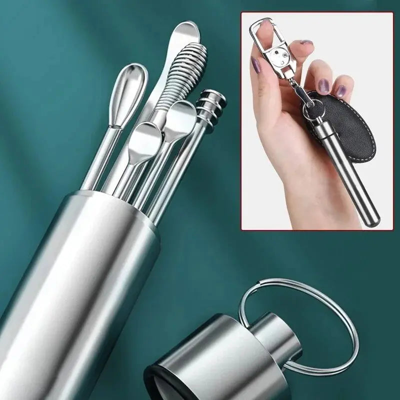 Deluxe Stainless Earwax Removal Set