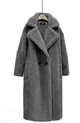 Plush Cashmere Lamb Winter Coat