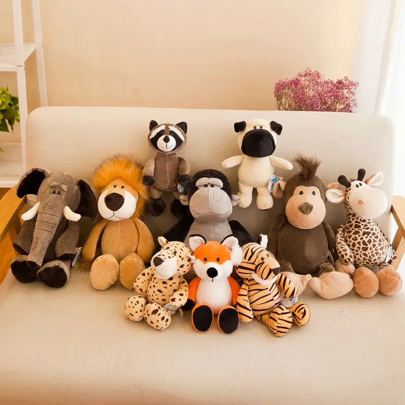 Safari Friends Plush Toys