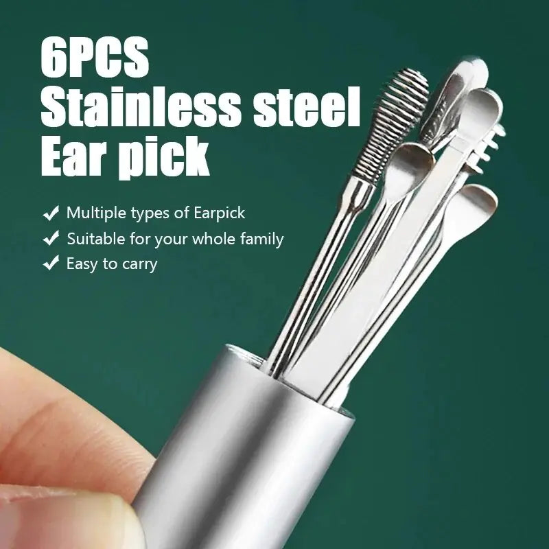 Deluxe Stainless Earwax Removal Set