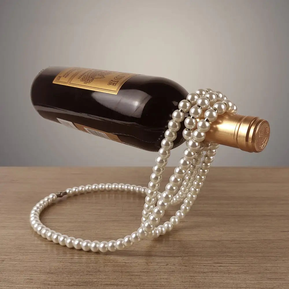 Elegant Pearl Wine Organizer