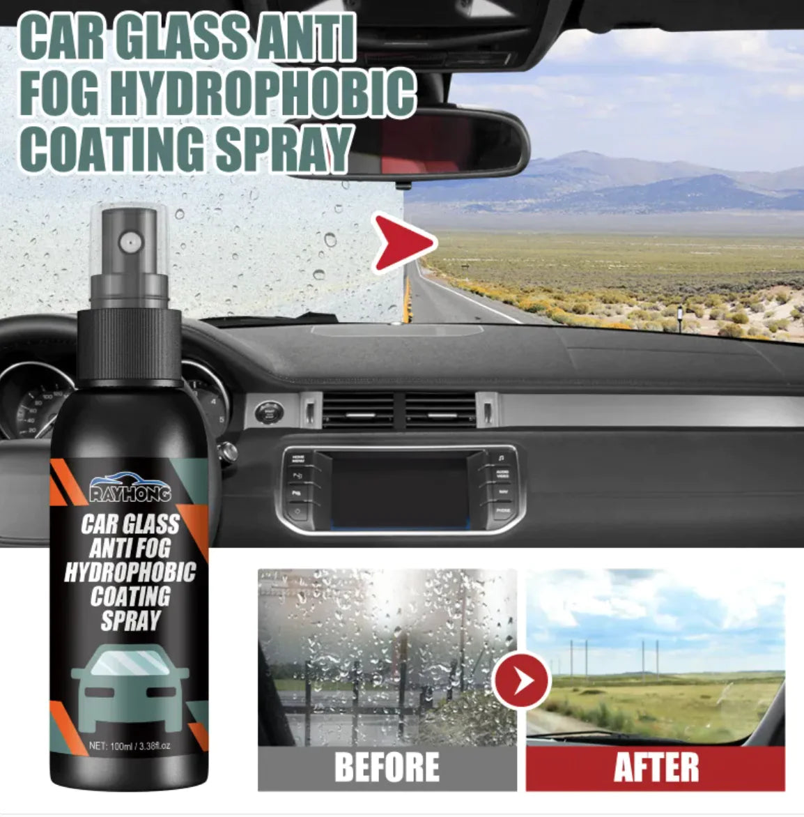 RainGuard Windshield Cleaner