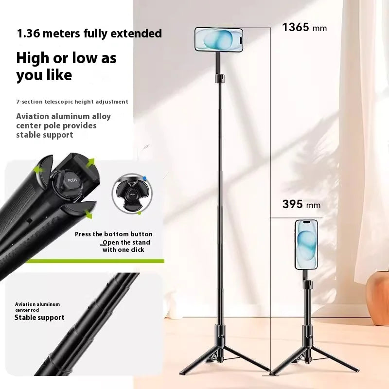 Magnetic Selfie Stick Tripod with MagSafe