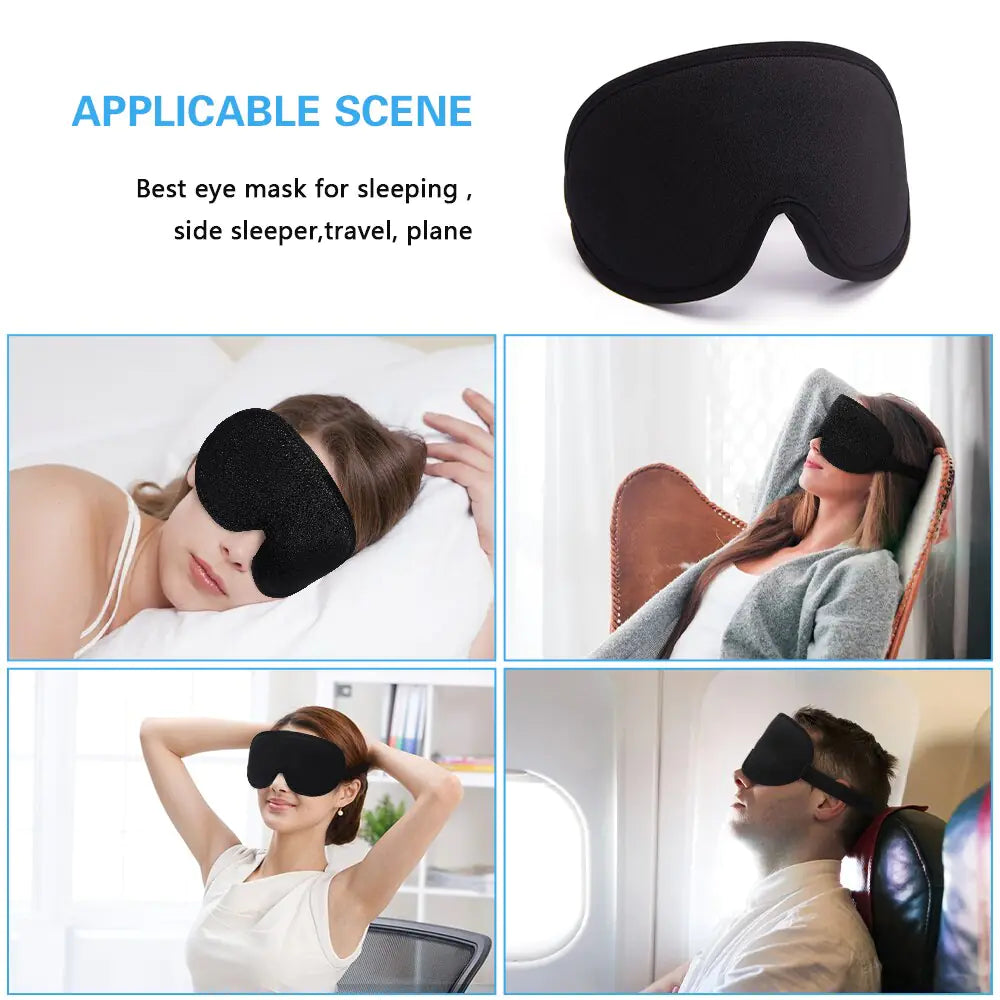 Silk Memory Foam Eye Mask Set