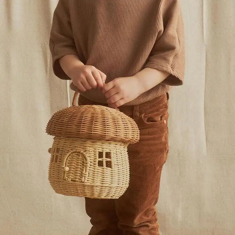 Cute Mushroom Basket