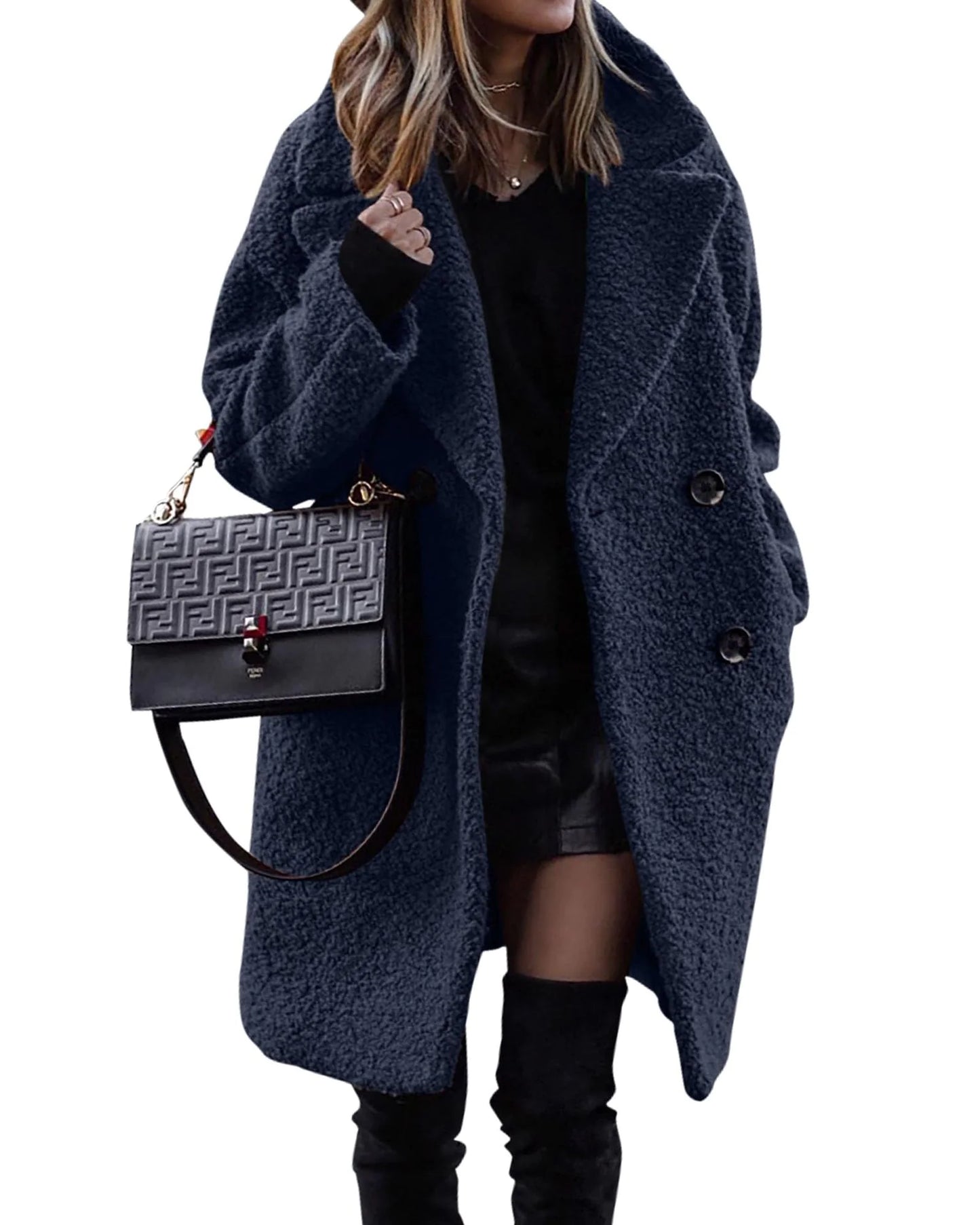 Velvet Elegance Winter Coat