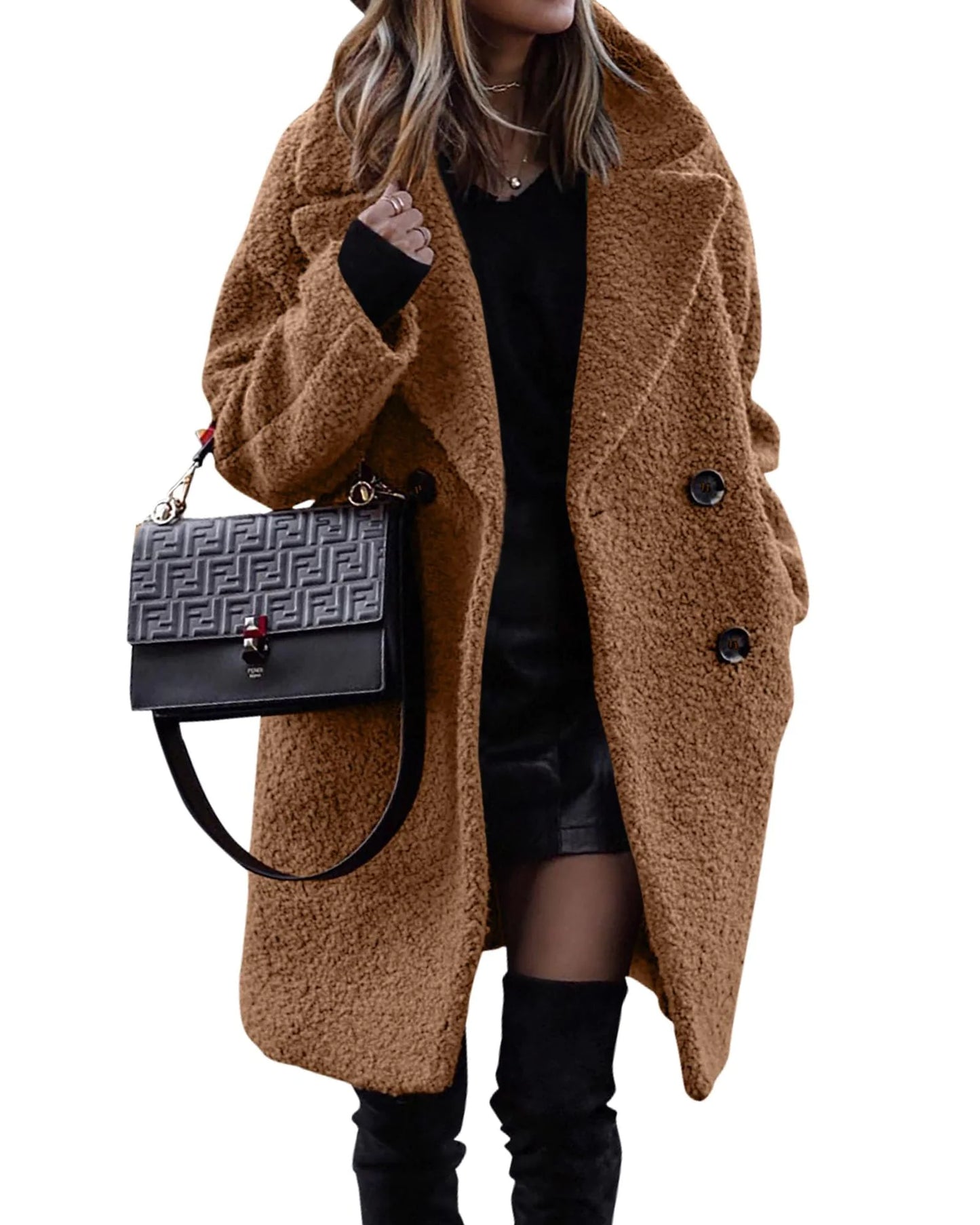 Velvet Elegance Winter Coat