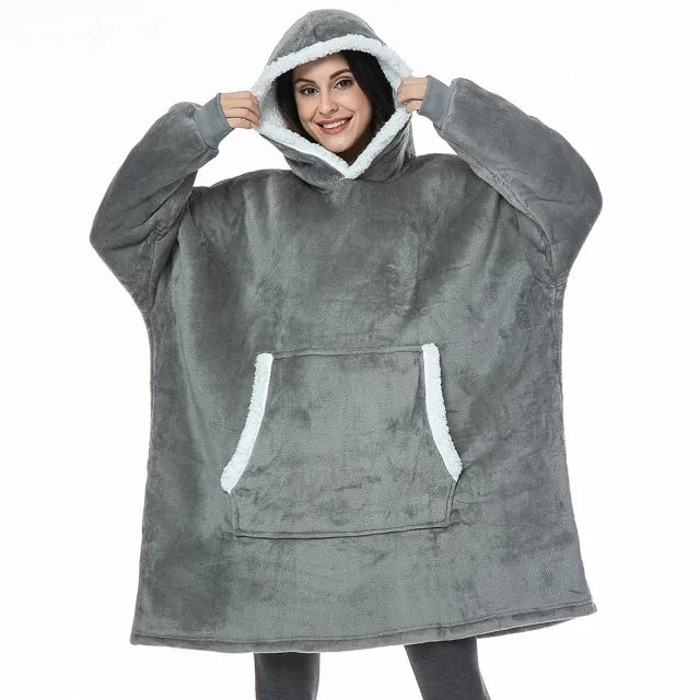 Fun Winter Oversized Hoodie!