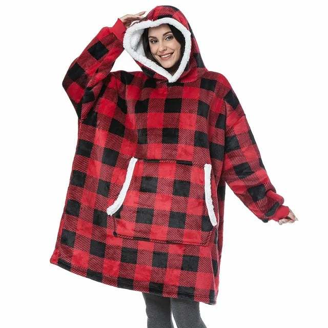 Fun Winter Oversized Hoodie!