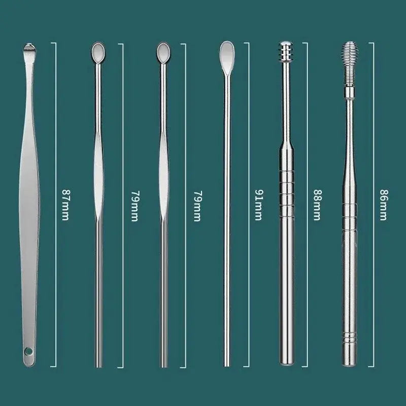 Deluxe Stainless Earwax Removal Set