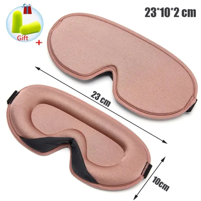 Silk Memory Foam Eye Mask Set