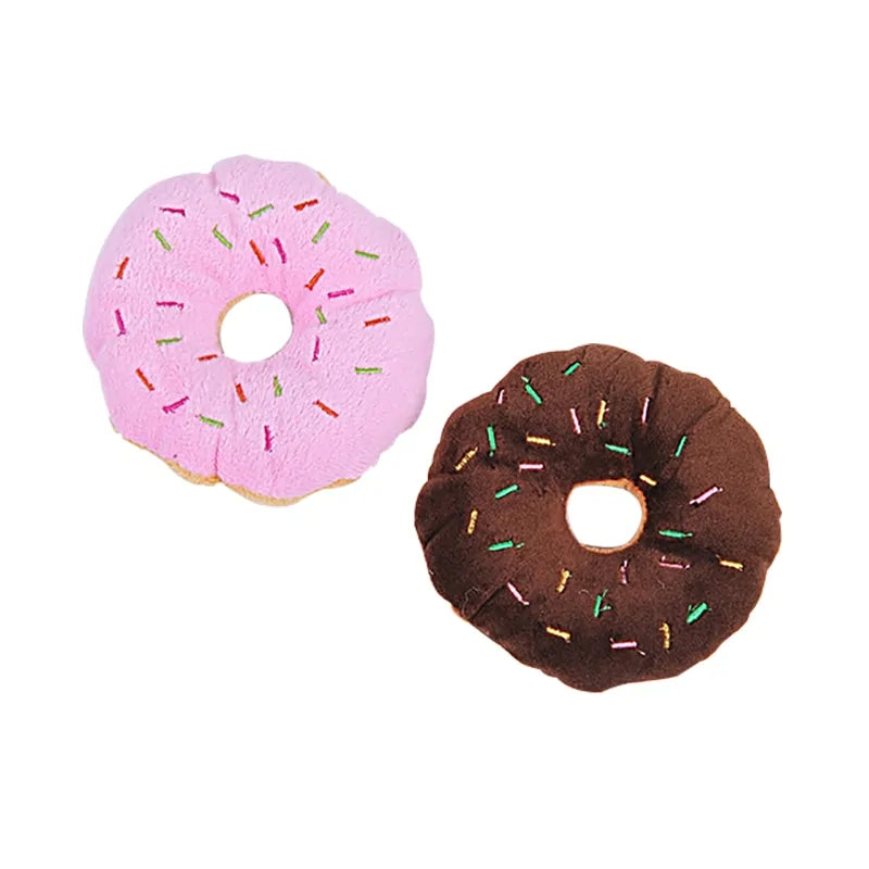 Bite-Resistant Donut Pet Toys