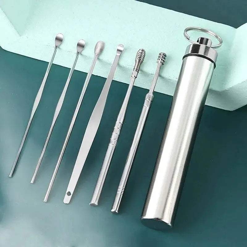 Deluxe Stainless Earwax Removal Set