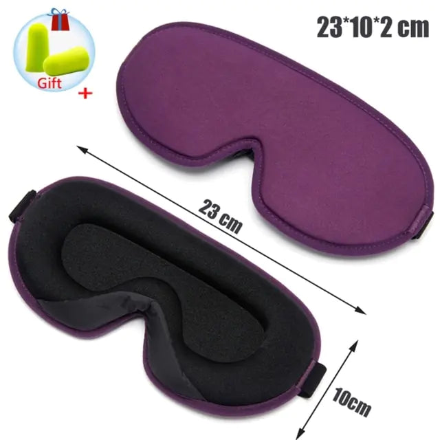 Silk Memory Foam Eye Mask Set