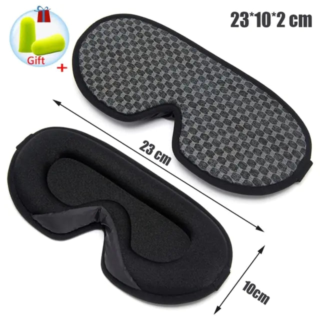 Silk Memory Foam Eye Mask Set