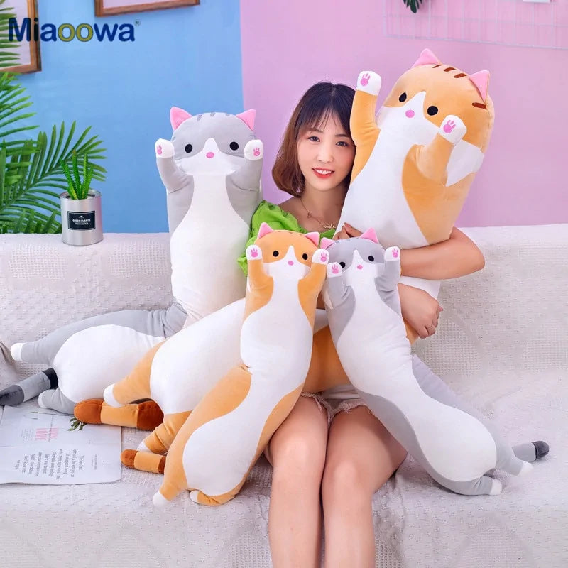 Snuggly Cat Plush Pillows