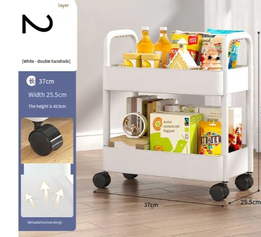 Eco-Friendly Multi-Tier Mobile Cart