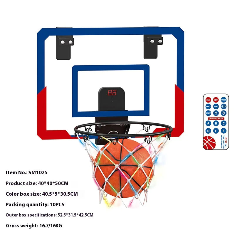 LED Big Swish Basketball Indoor Hoop