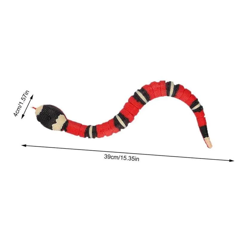 Smart Sensory Snake Cat Play Toy