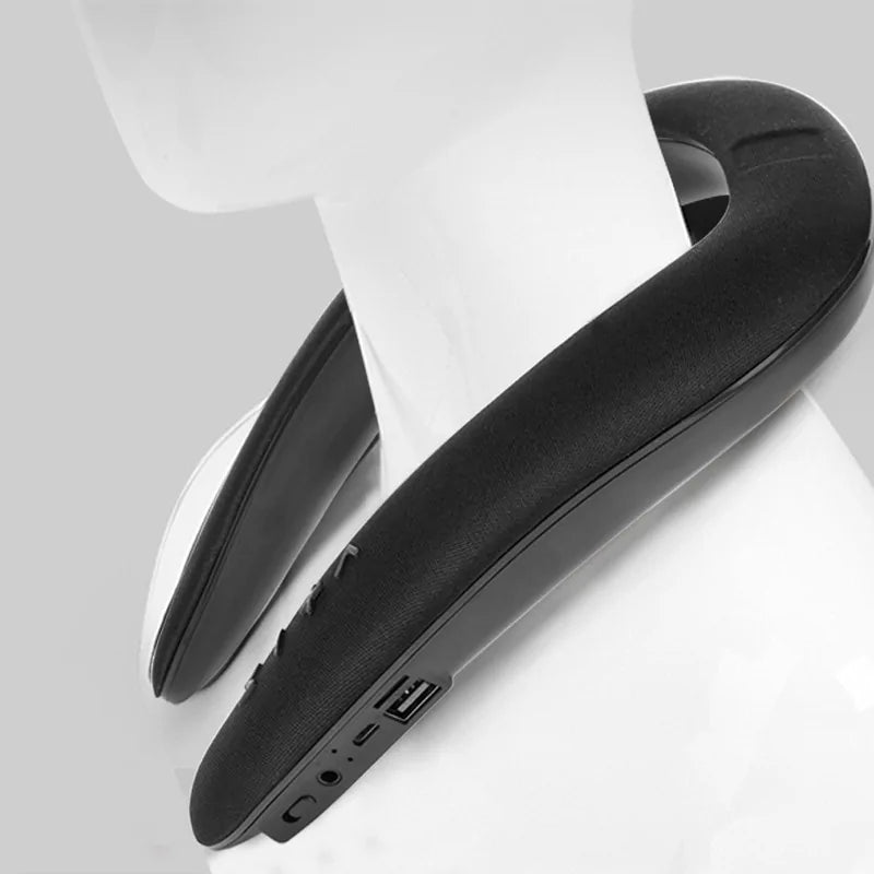 Sleek Wireless Neckband Speakers