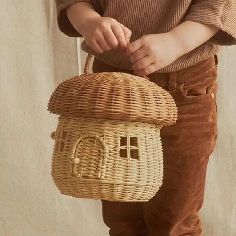 Cute Mushroom Basket