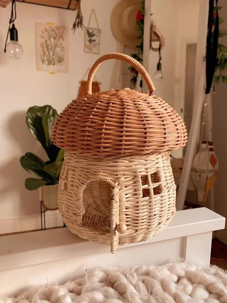 Cute Mushroom Basket