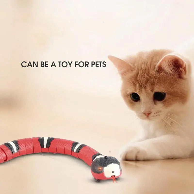 Smart Sensory Snake Cat Play Toy