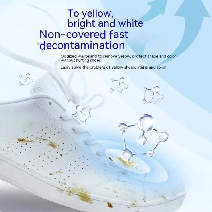 White Cleaning Shoe Spray