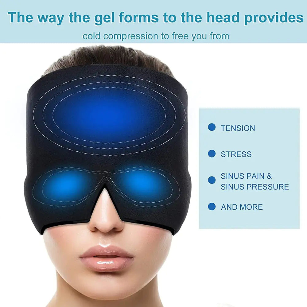 Soothing Head Massager & Pain-Relief Eye Mask