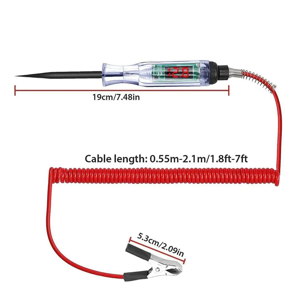 Auto Circuit Electric Tester Light 6-24V