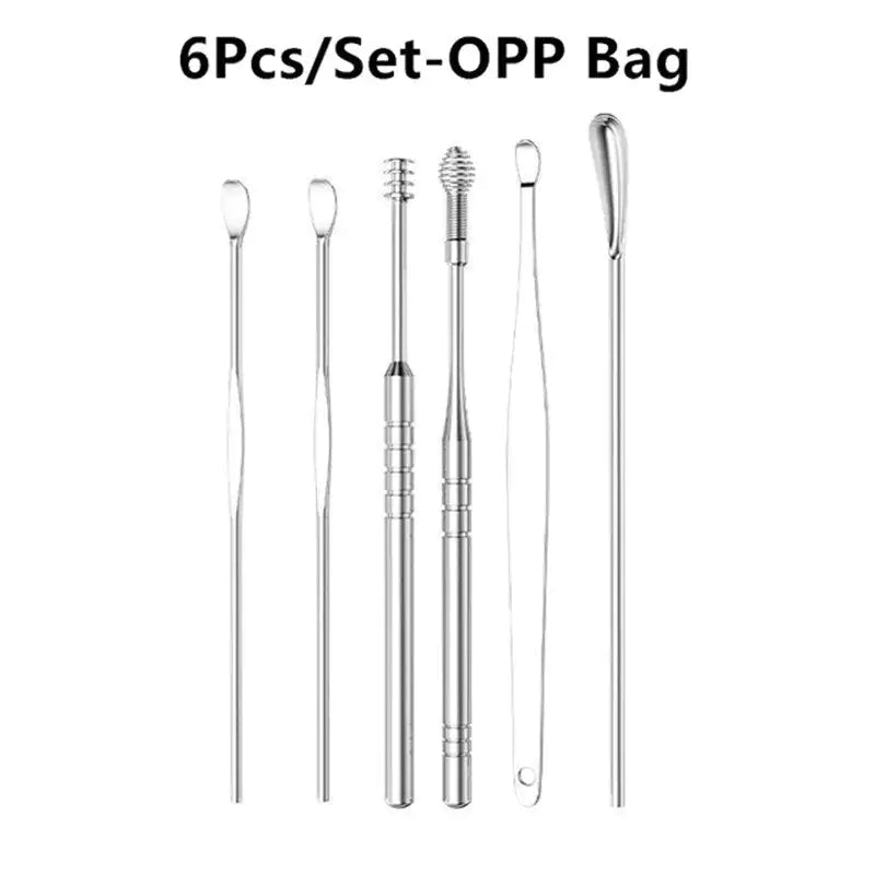 Deluxe Stainless Earwax Removal Set