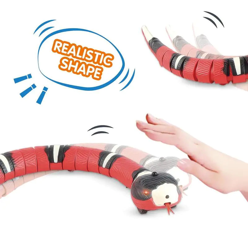 Smart Sensory Snake Cat Play Toy